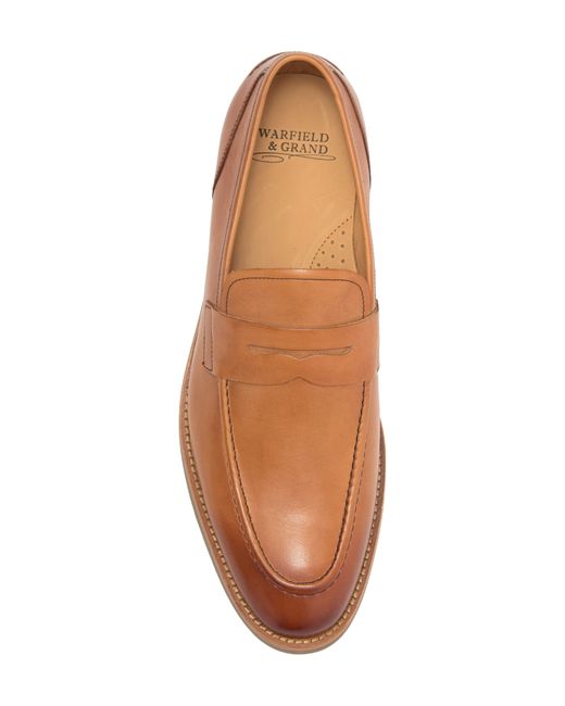 Warfield & Grand Brown Cary Penny Loafer for men