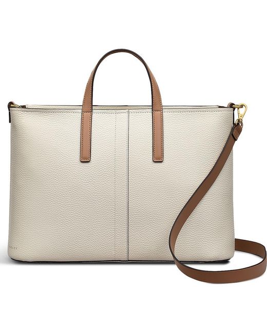 Radley Natural Newton Ave Leather Tote Bag