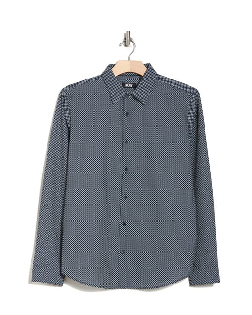 DKNY Blue Winston Button-up Shirt for men