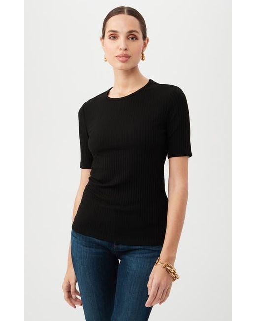 Trina Turk Black Vivika Crewneck T-Shirt