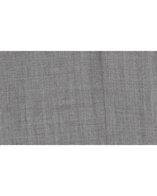 Twp Gray Supper Wool Blend Blazer