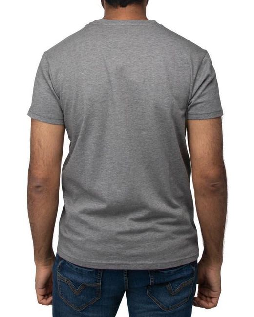 Xray Jeans Gray V-Neck Flex T-Shirt for men