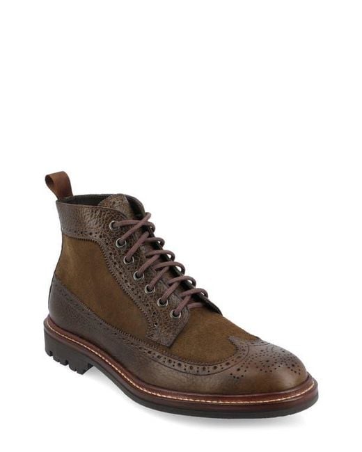 Taft Brown The Boston Longwing Boot for men
