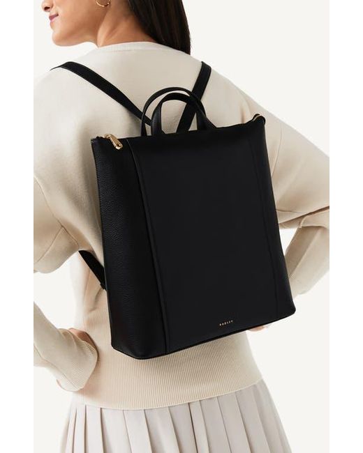 Radley Black Regents Row Medium Leather Backpack