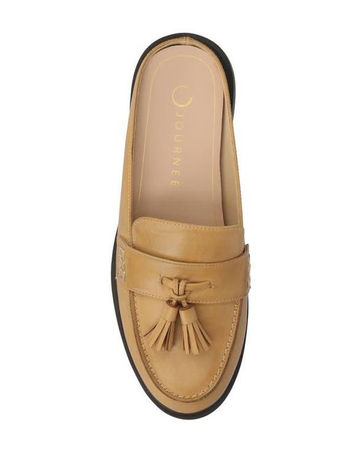 Journee Collection Metallic Azura Tassel Loafer