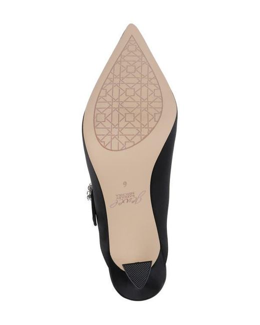 Badgley Mischka Black Kaylin Mary Jane Pointed Toe Mule