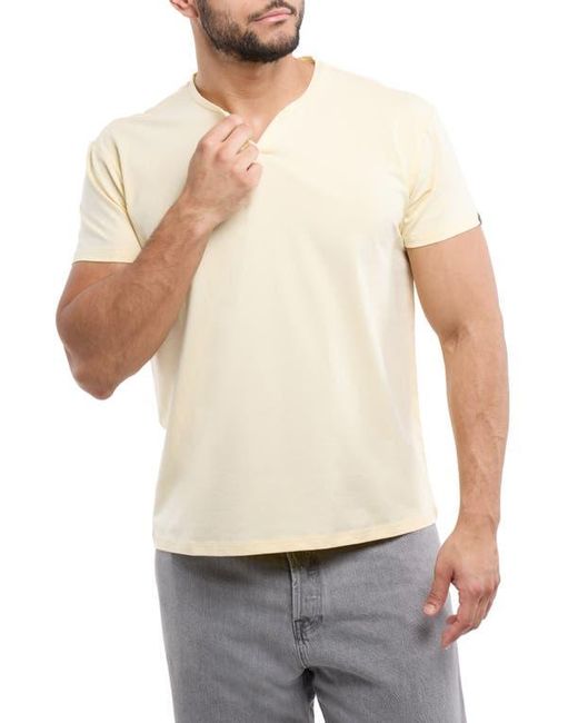 Xray Jeans Natural Split Neck T-Shirt for men