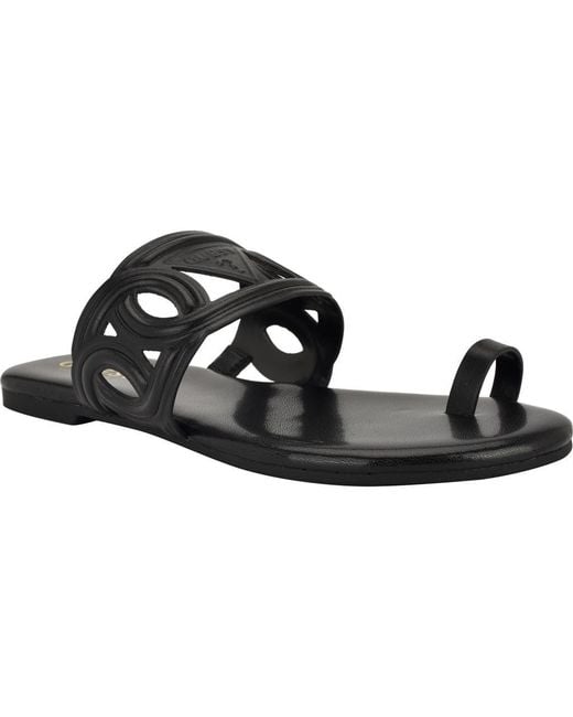 Guess Black Loons Slide Sandal