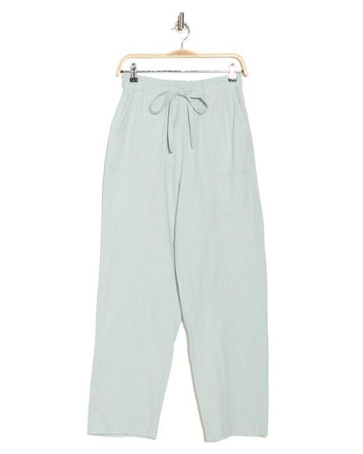 Elan Blue Drawstring Cover-Up Pants
