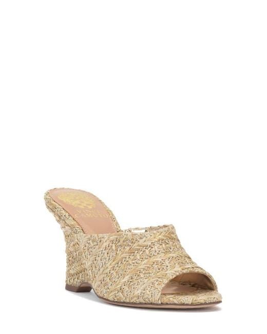 Vince Camuto Natural Vilty Wedge Slide Sandal