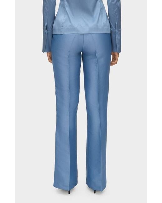 ALIGNE Blue Figaro Satin Pants