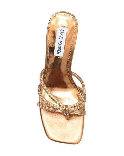 Steve Madden White Jazzee Slide Sandal