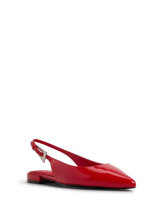 ALDO Red Kristell Pointed Toe Slingback Flat