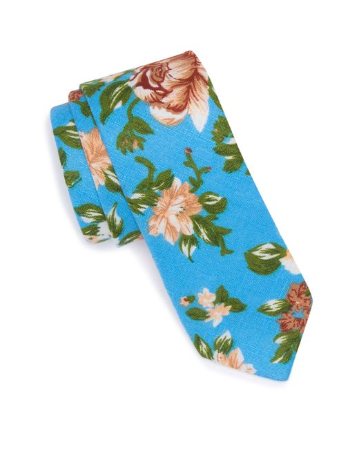 Original Penguin Blue Costa Floral Tie for men
