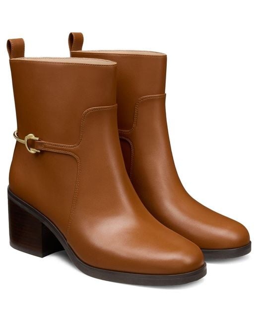 Stuart Weitzman Brown Cecily Leather Bootie