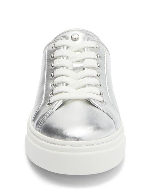 Stuart Weitzman White Skater Mule Sneaker