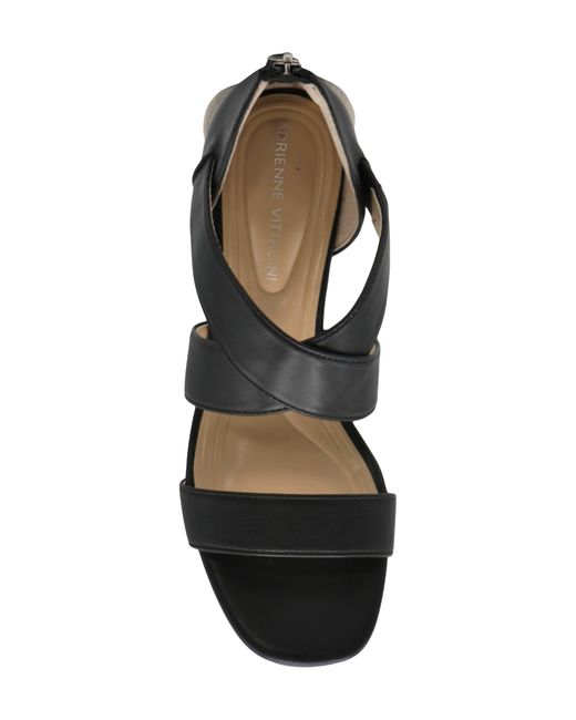 Adrienne Vittadini Black Astoric Sandal