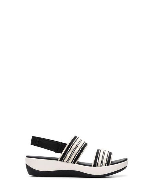 Clarks White Arla Stroll Sandal