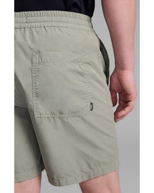 Mavi Gray Drawstring Cotton Shorts for men