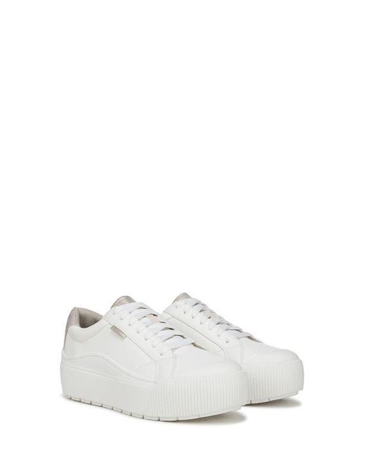 Dr. Scholls White Time Off Max Platform Sneaker