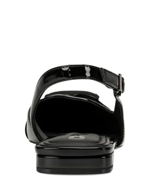 DKNY Black Clemma Pointed Toe D'Orsay Flat