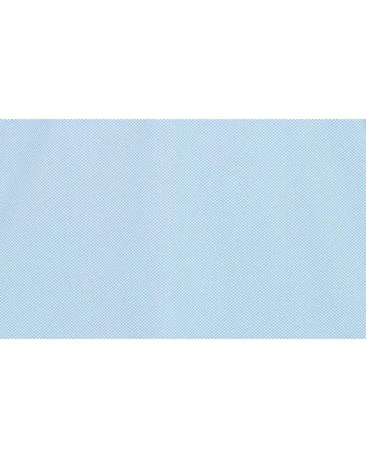 PINOPORTE Blue Short Sleeve Stretch Polo for men