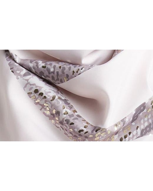Cole Haan White Snake Print Scarf