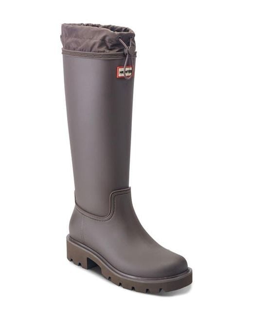 Hunter Brown Carson Lug Sole Boot