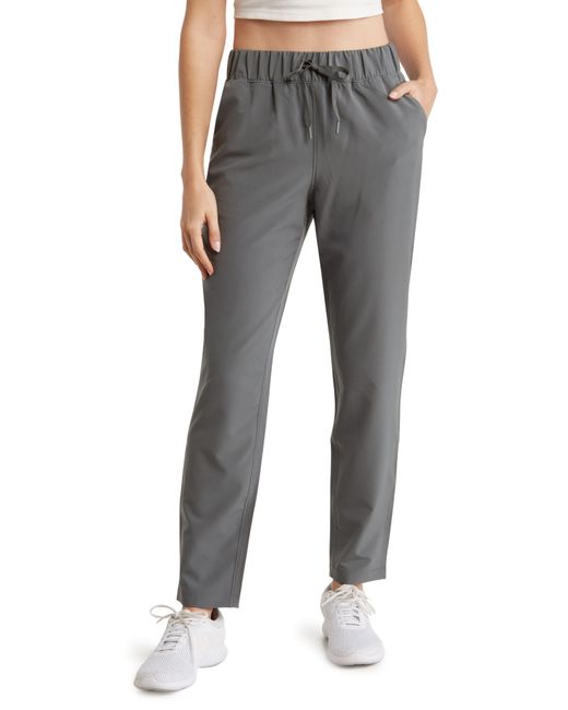 90 Degrees Gray Citylite Expedition Travel 7/8 Pants