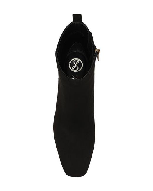 Sam & Libby Black Yvonne Square Toe Bootie