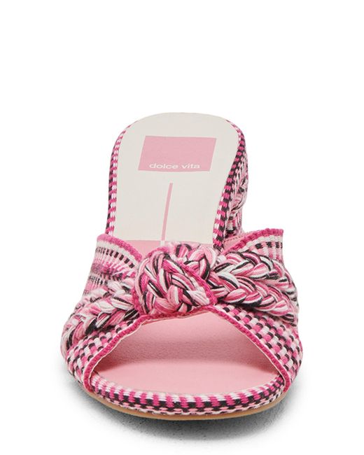 Dolce Vita Pink Genero Woven Sandal