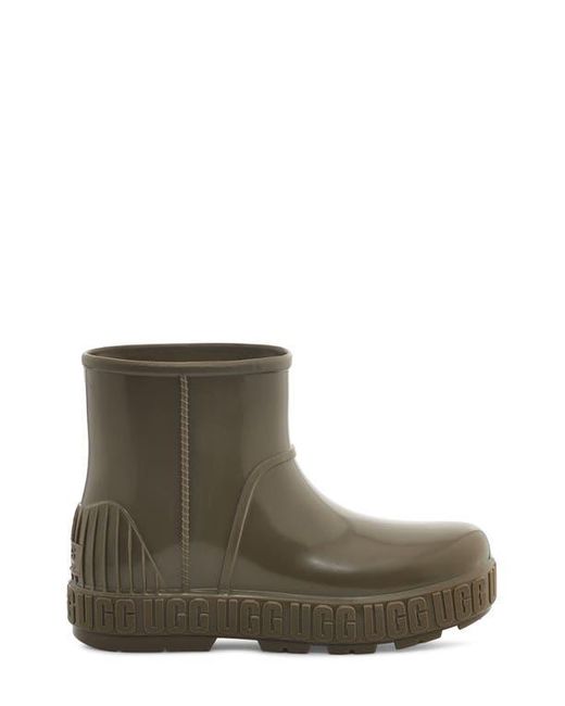 Ugg Green Drizlita Genuine Shearling Lined Rain Boot
