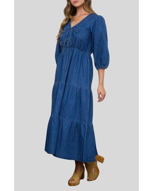 brown cotton dress One Piece For Summer c.navyblue Size:Size 16 Dusty Slate Blue Bridesmaid
