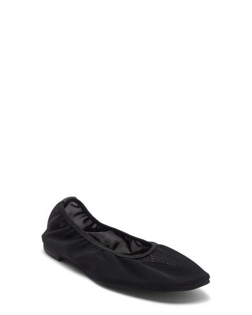 Reformation Black Marcadet Knit Ballet Flat