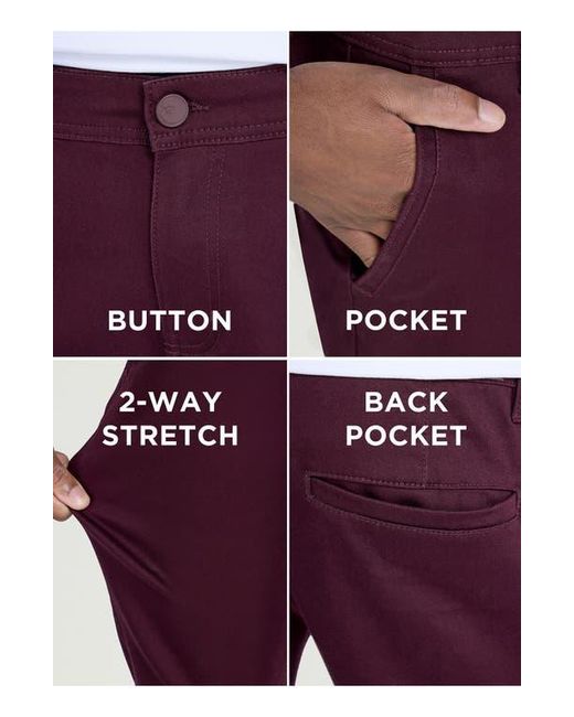 Xray Jeans Red Stretch Chino Commuter Pants for men