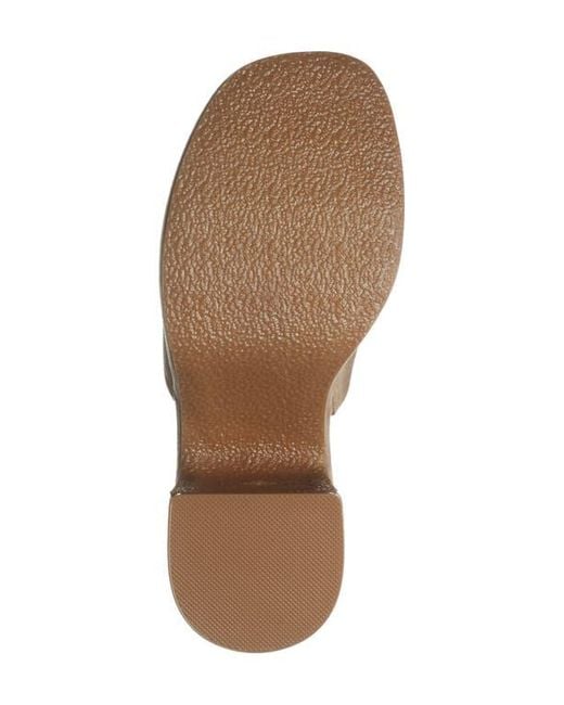 Steve Madden Natural Shanton Platform Slide Sandal