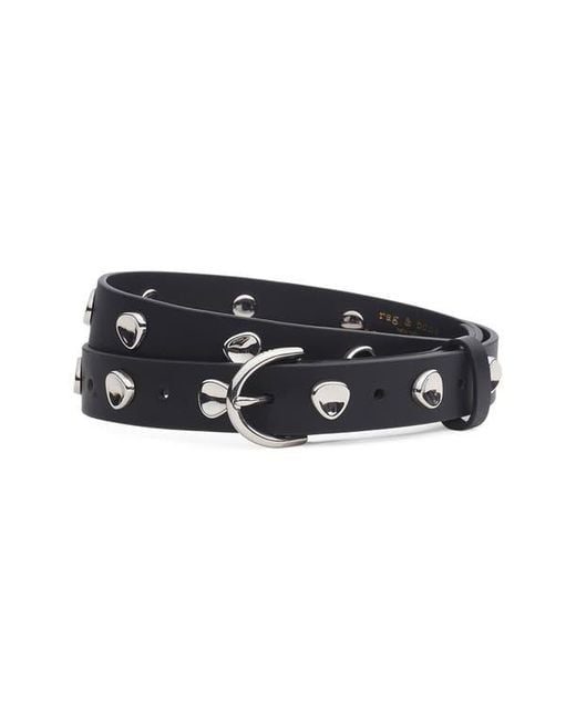 Rag & Bone Black Brynn Leather Belt