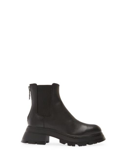 DKNY Black Sasha Lug Chelsea Boot