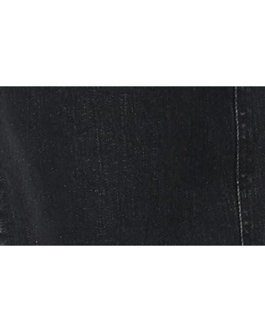 Hudson Black Jamie Forward Seam High Waist Wide Leg Jeans
