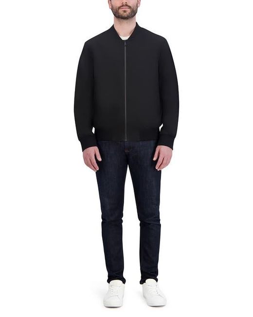 Cole Haan Blue Bomber Jacket for men