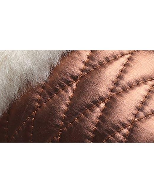 BEARPAW Brown Effie Genuine Sheepskin Fur Lined Slipper