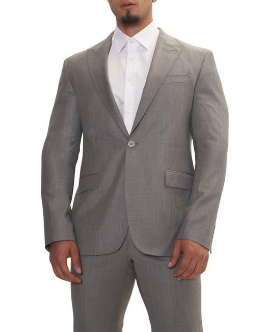 Ron Tomson Gray Super 120S Merino Wool Tuxedo for men