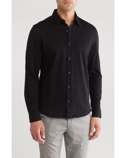 DKNY Black Metropolis Button-up Shirt for men