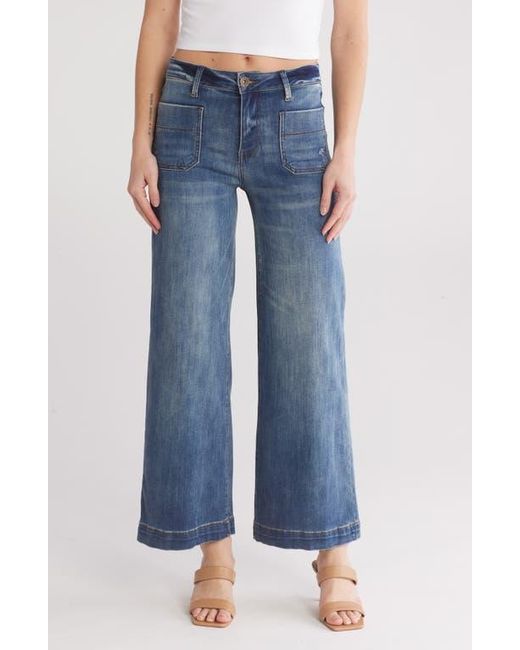 Whetherly Blue Brooklyn High Waist Wide Leg Jeans