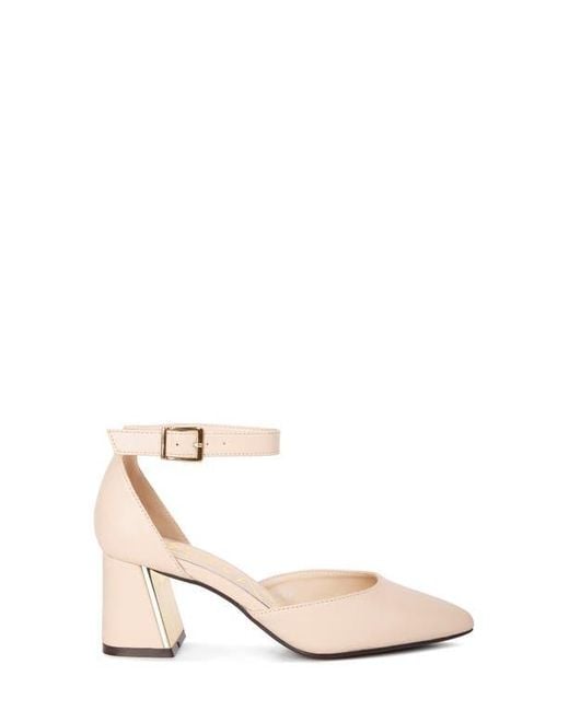 LONDON RAG Natural Myla Pointed Toe Pump