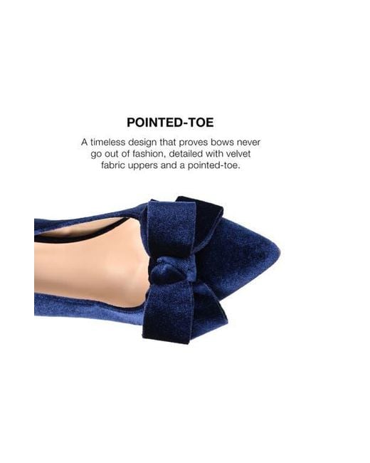 Journee Collection Blue Crystol Pump