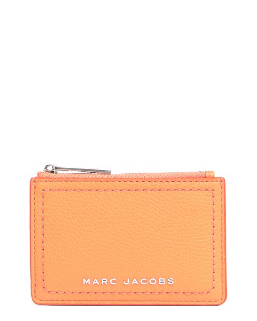 Marc Jacobs The Groove Leather Zip Top Wallet In Melon At Nordstrom ...