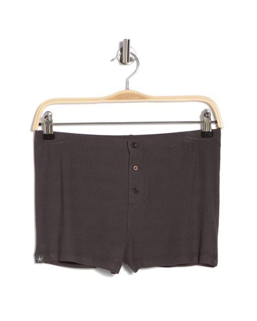 Barefoot Dreams Black Malibu Collection Boxer Shorts