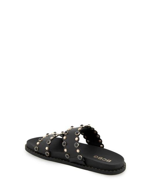 BCBGeneration Black Taana Slide Sandal