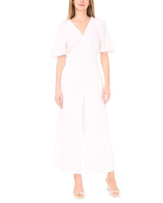 Parker White Flowy Drawstring Pants